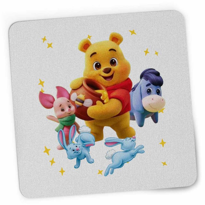 Mousepad Winnie the Pooh Puh Copilarie Desene Animate CoolTrend, 21x19cm