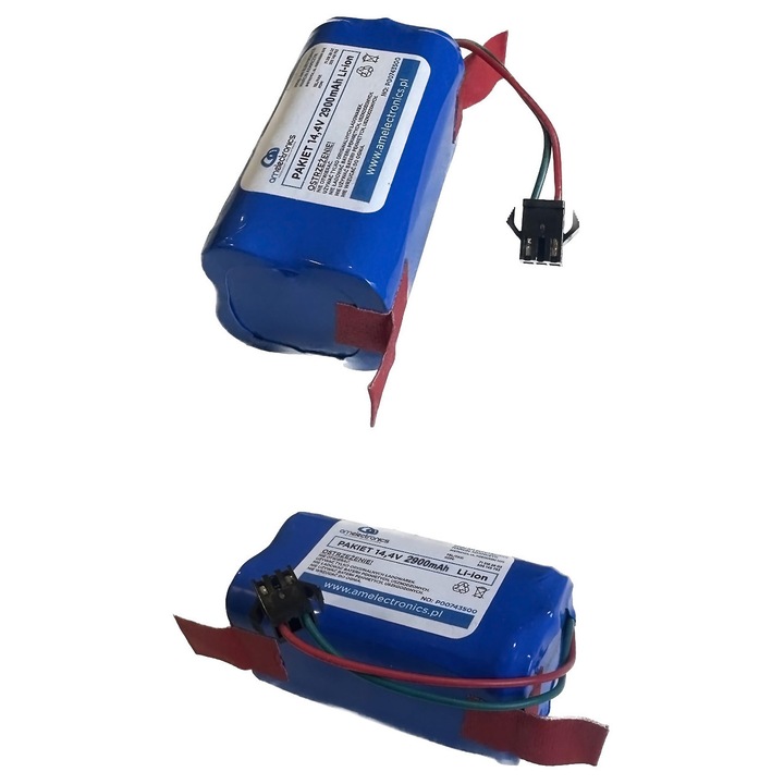 Acumulator 14,4V 2900mAh pentru Concept VR3000/VR3110/VR3100/VR3115, Li-Ion, dimensiuni 6,9x3,7x3,7cm