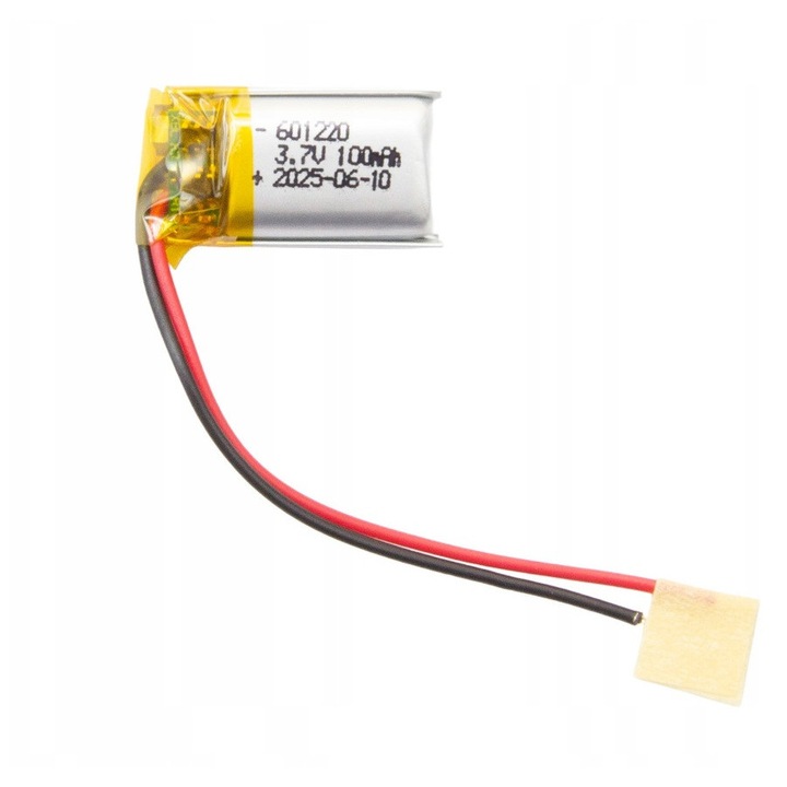 Acumulator LiPo 601220, 3.7V, 10mAh, 6x12x20mm, AM Electronics - eMAG.ro
