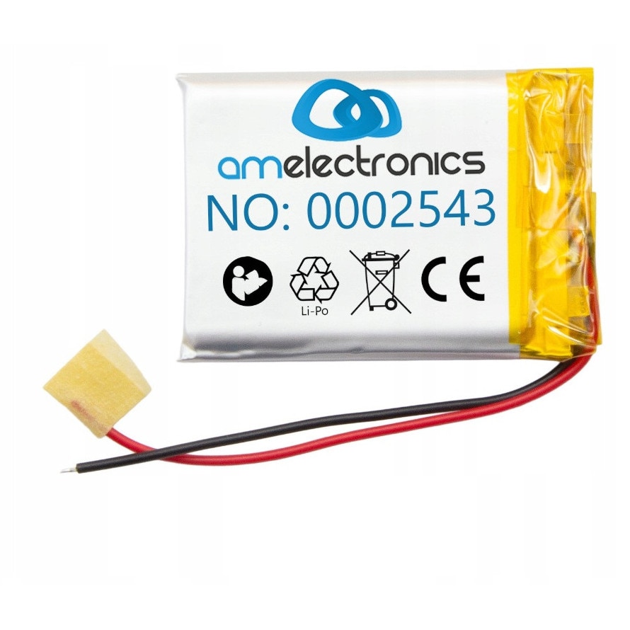 える　503040 Acumulator Li-Poly 503040 AM Electronics 3.7V 600mAh, dimensiuni