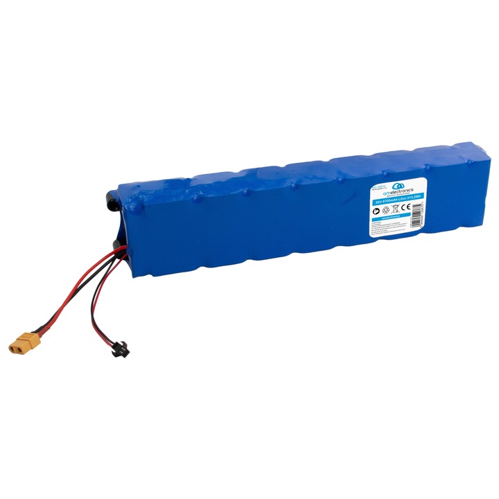 Acumulator 10S2P 36V 7000mAh Li-Ion AM Electronics pentru hulajnoga, dimensiuni 200x70x40mm