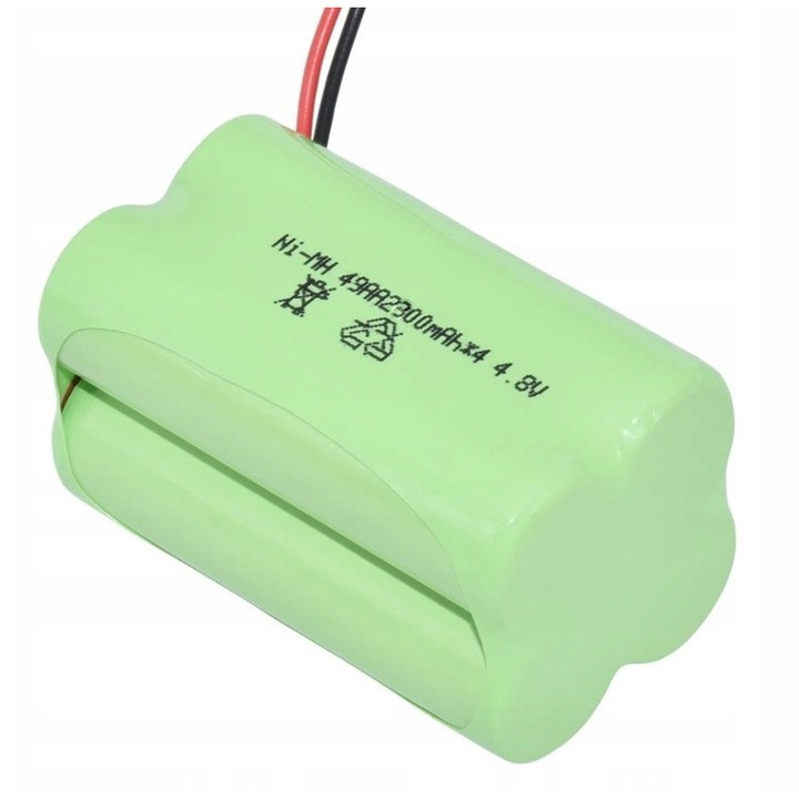Pachet acumulator 4,8V 2300mAh NiMH, AM Electronics, 4 celule, dimensiuni 31x31x51mm