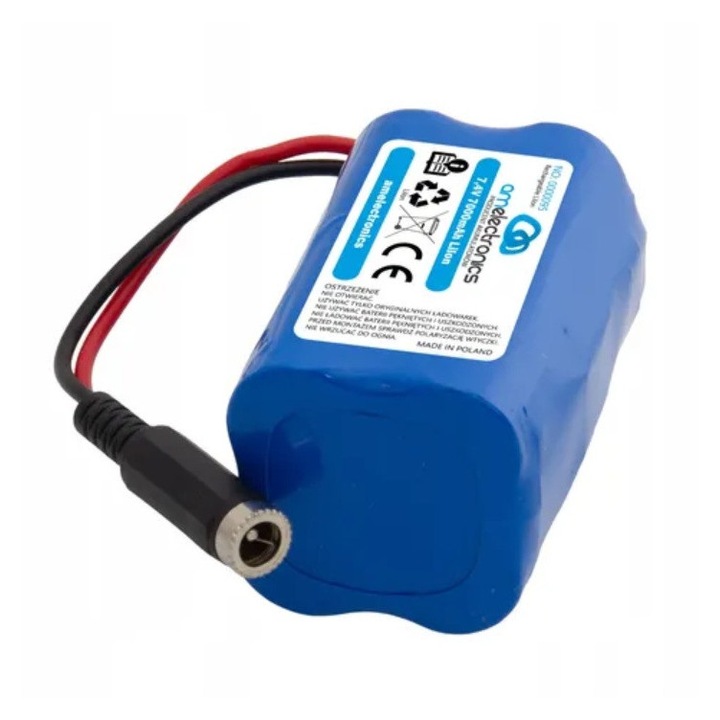 Baterie pentru barca, AM Electronics, 7,4V, 7000mAh, dimensiuni 40x45x67mm