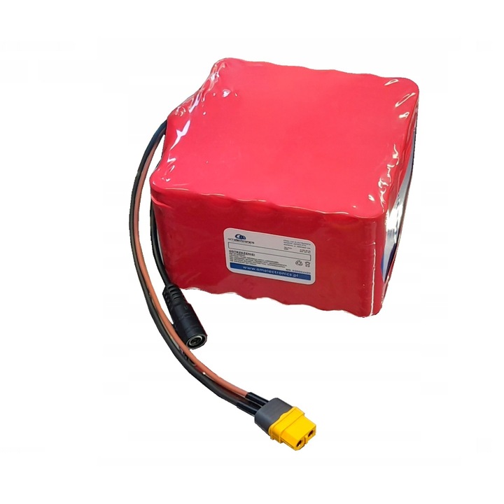 Baterie acumulator 12.6V, AM ELECTRONICS, 40500mAh Li-Ion, celule Samsung, 120x115x68mm, cu BMS