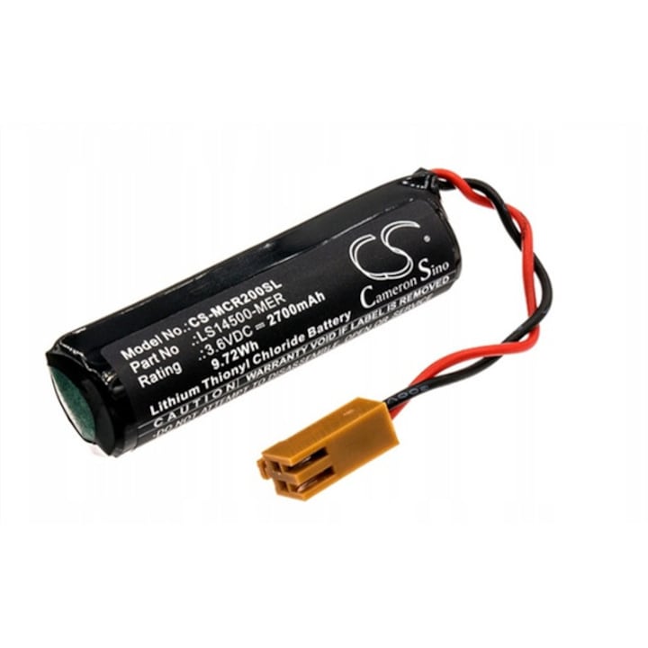 Baterie litiu AM Electronics CR2, 3.6V, 2700mAh, O14.5x50.5mm