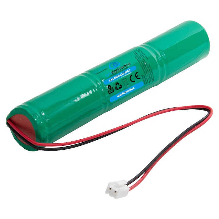 Acumulator 3,6V 4000mAh Ni-Cd pentru lampi de urgenta, AM Electronics