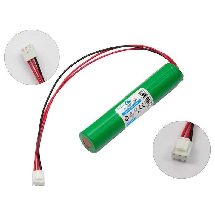 Baterie acumulator AM Electronics 6,4V 3400mAh LiFePO4 pentru lampa de urgenta
