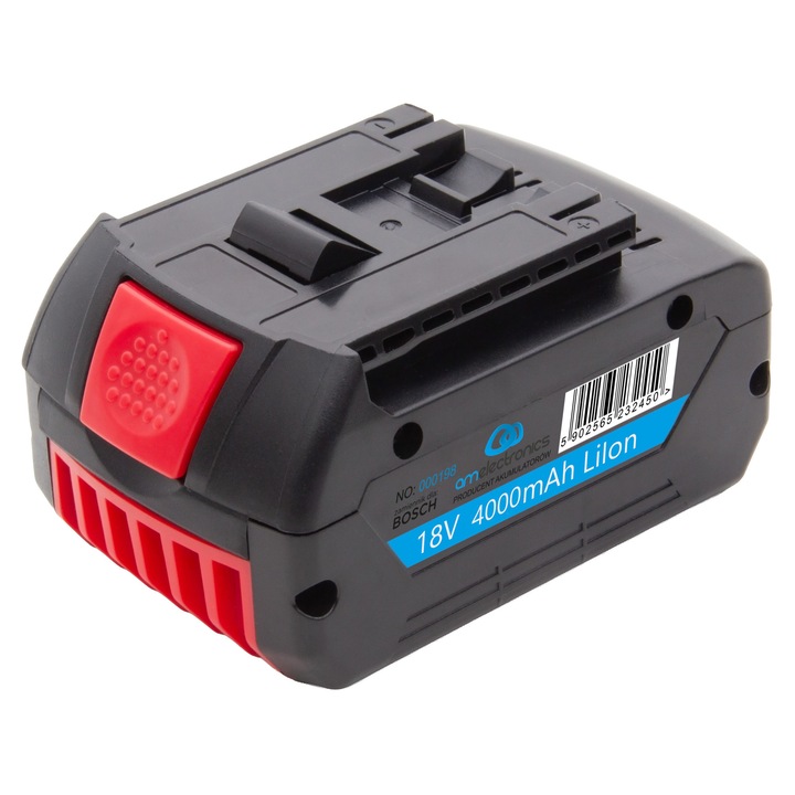 Акумулатор 18V 4Ah Li-Ion AM Electronics за електрически инструменти Bosch, голям капацитет