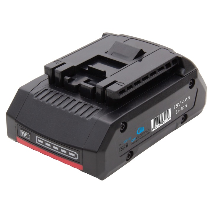 Акумулатор 18V 4.0Ah Li-Ion, AM Electronics, съвместим с електрически инструменти Bosch Professional, 21700