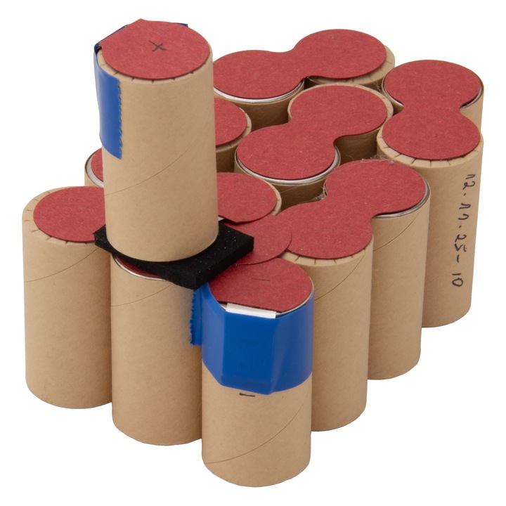 Set acumulator AM Electronics, 18V 3000mAh Ni-MH pentru unelte electrice, rezistent, compatibil cu Verto