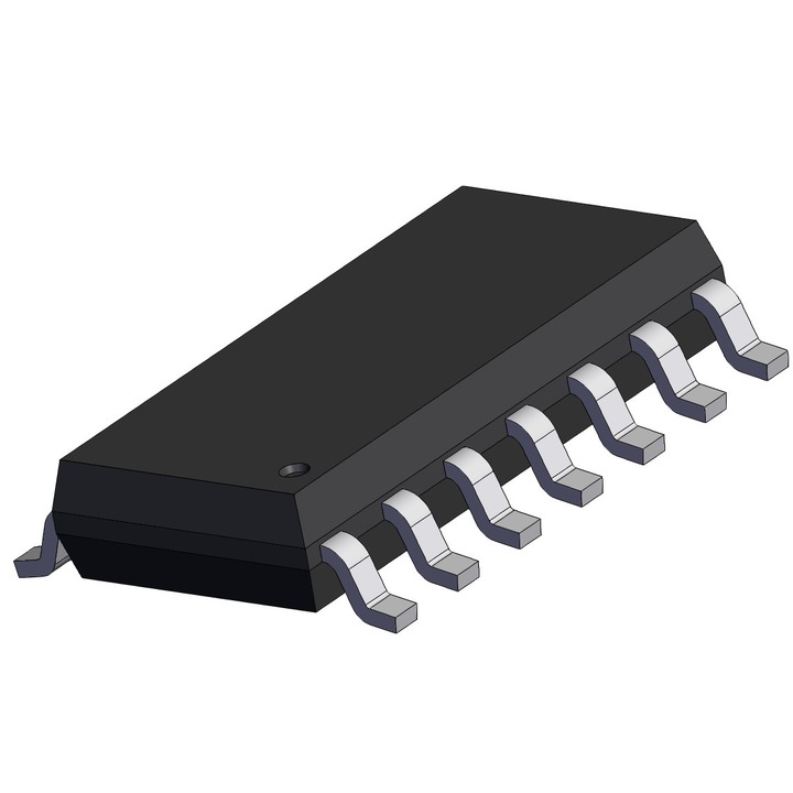 Integrált áramkör, SE, LM324, 4 erősítő, SOP14