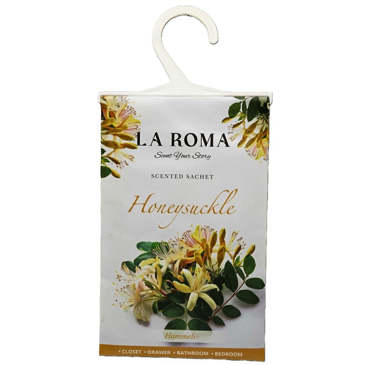 Saculet parfumat La Roma Mana Maicii Domnului, 26 gr, aroma florala dulce, utilizare in spatii mici
