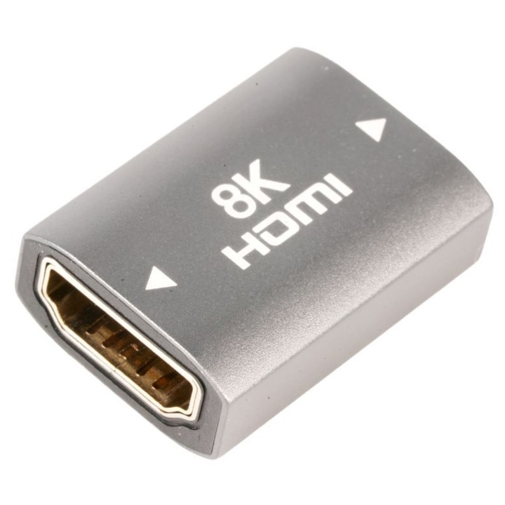 Adaptor profesional e-SWC Supreme®, HDMI-A-mama / HDMI-A-mama, 8K
