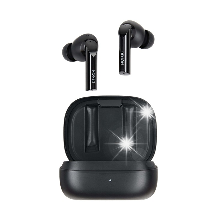 Безжични слушалки Denon AH-C840NCW, шумопотискане, водоустойчиви, черни