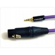 Melodika MDMJX audio kábel, mini Jack 3.5mm - XLR 3pin, 15m, UV védelemmel, fém, 24k arany
