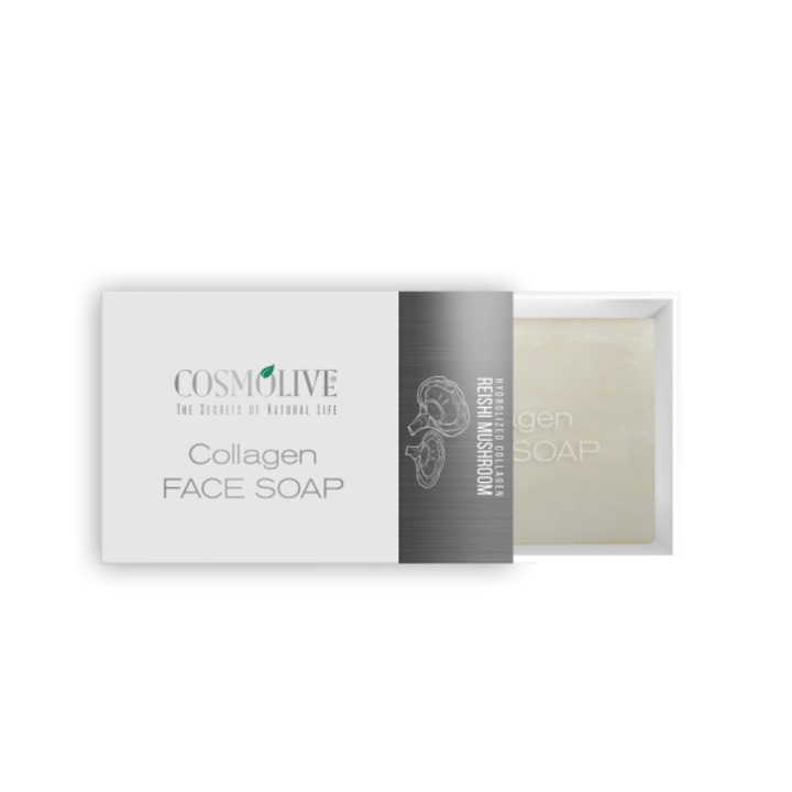 Săpun față Cosmolive, cu colagen și extract de ciuperci Reishi, 125 gr
