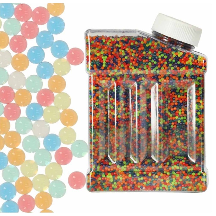 Комплект от 60000 гел топчета, Zola, 7-8 мм, хидрогел, многоцветни