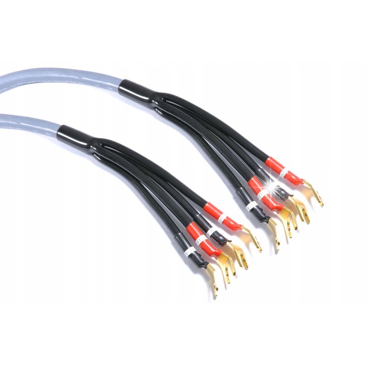 Cabluri audio Melodika MDBA415GS, bi-wiring, 1.5m, 2x4mm2 si 2x1.5mm2, pentru instalare sub tencuiala