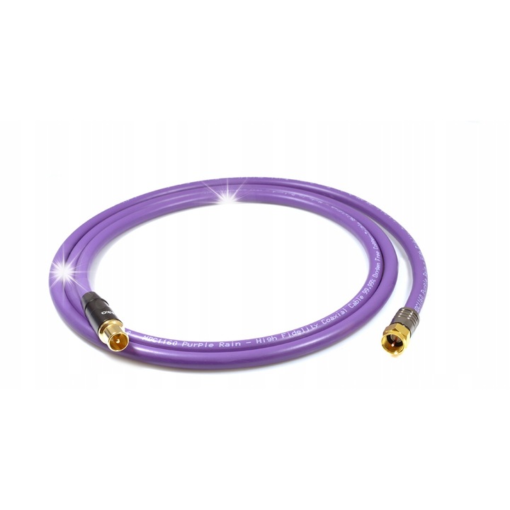 Антенен кабел Melodika MDANTWF150, 15м, коаксиален, с IEC и F конектор, устойчив на UV, вода и озон