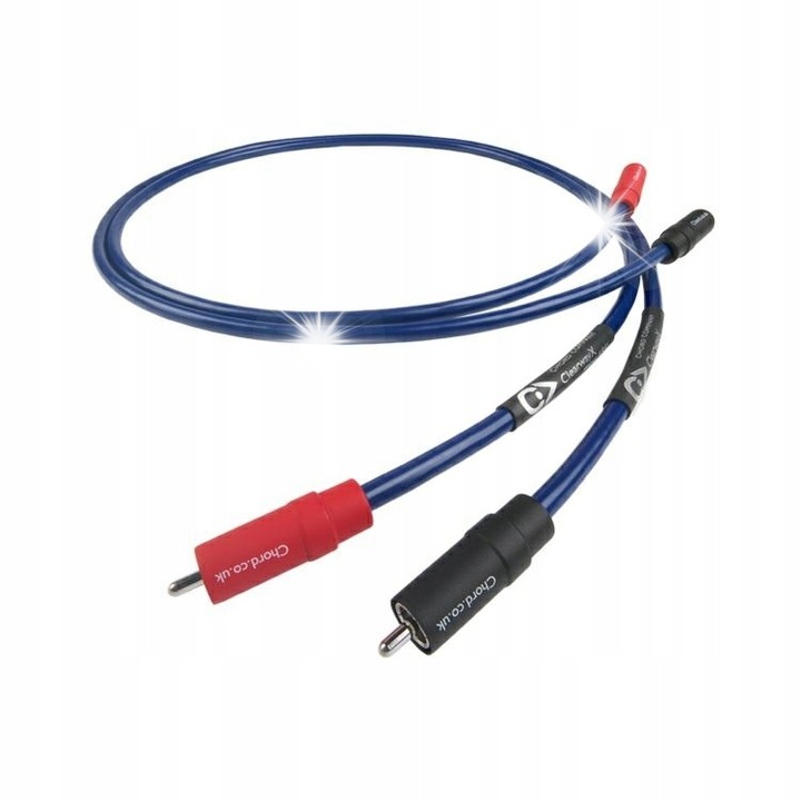 Chord Clearway X audio összekötő kábelek, 2 RCA - 2 RCA, 0,5m, kék