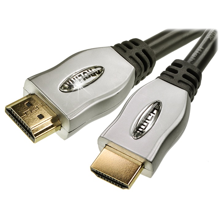 HDMI 2.0 Prolink Exclusive кабел 1.2м, UltraHD, 3D, 24k злато, OFC