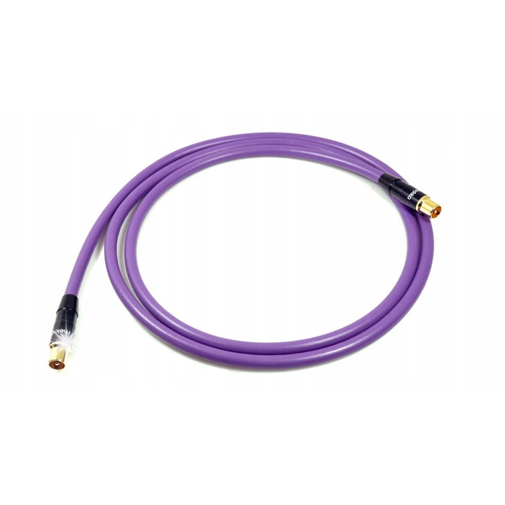Cabluri antena Melodika MDANTWW120, 12m, coaxial, rezistent la UV, violet