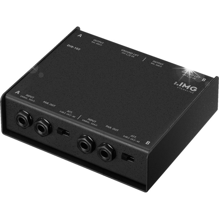 Di Box 2-канална IMG Stage Line DIB-102, 148x50x130мм, 755гр