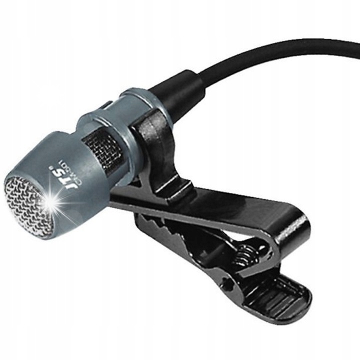 Microfon de studio JTS CM-501, lavalier, Mini-XLR, 100-15000 Hz, 20g