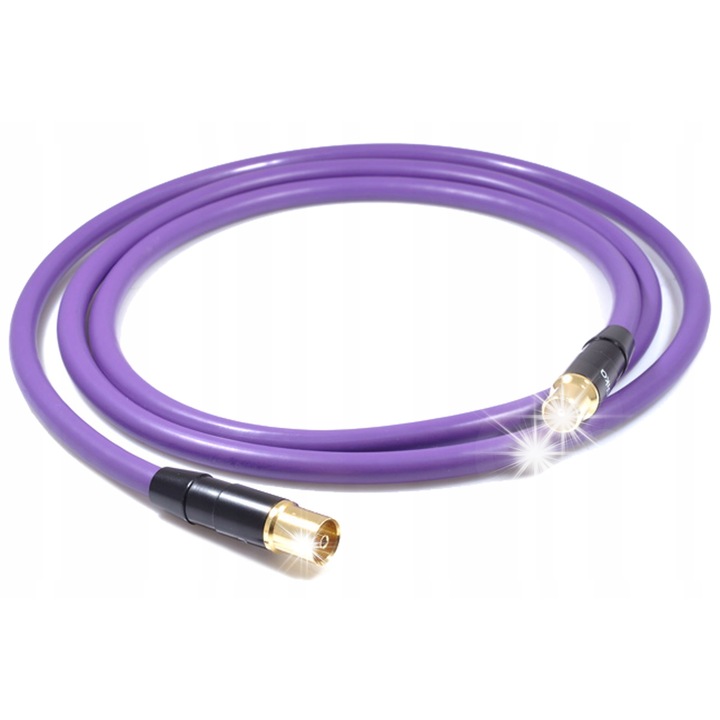 Антенен кабел Melodika Purple Rain MDANTGW30, 3м, виолетов, IEC - IEC конектор
