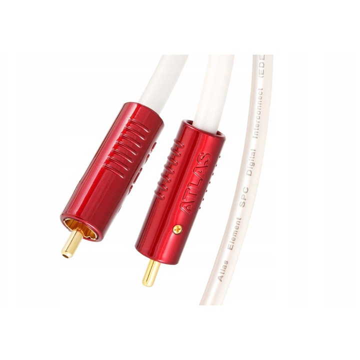 RCA-RCA összekötő kábel S/PDIF Atlas Element Achromatic 1,5m, koaxiális, OFC réz, FPE szigetelés