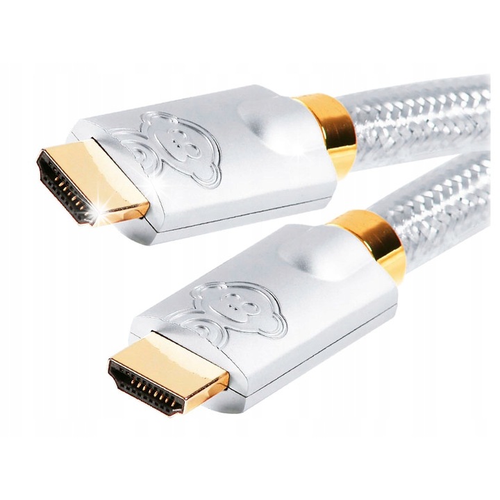Cablu HDMI MonkeyCable Connoisseur 5m, 1.4b - 2.0b, 4K, 3D, pliat
