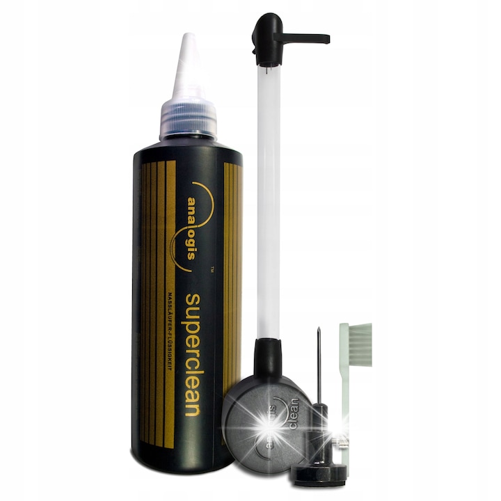 Set curatare placi vinil Analogis 6101 Superclean, fluid 250 ml, antistatic, nylon