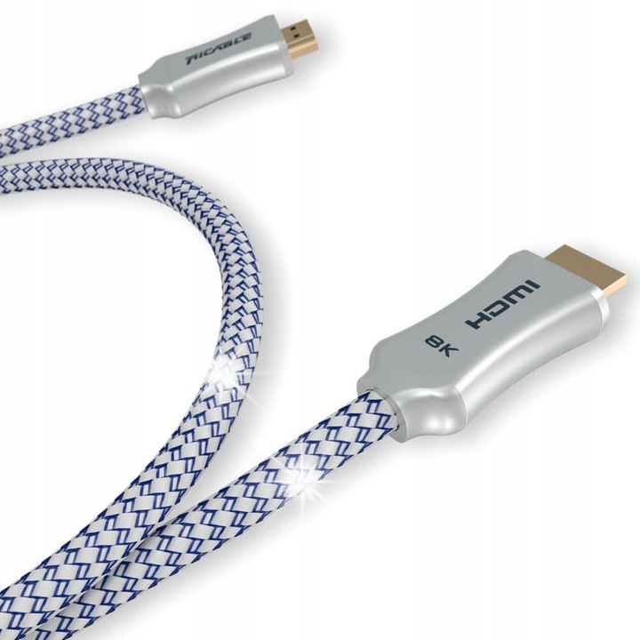 HDMI 2.1 кабел Ricable Visus, 8K/10K, 2м, HDR, eARC