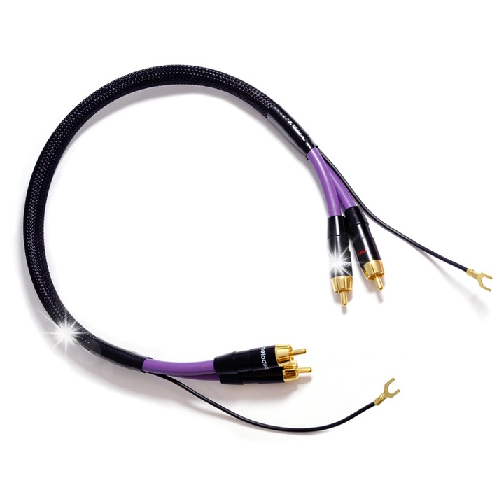 Cablu Melodika Purple Rain 2xRCA Phono, 5m
