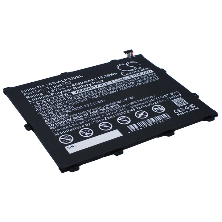 Baterie Cameron Sino Li-Polymer 4050mAh, neagră, 127.40x101.96x2.80mm