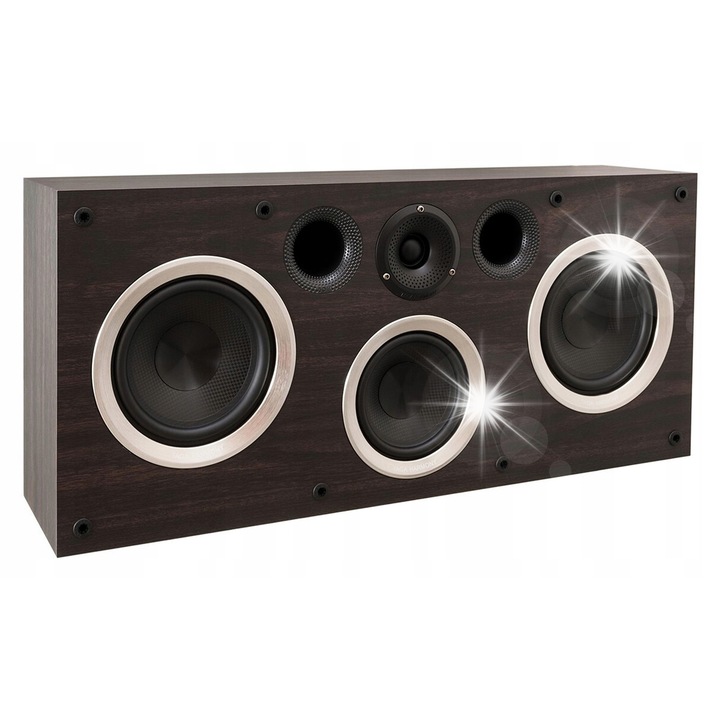 Coloana centrala Taga Harmony TAV OW-60, 3-way, 120W, Modern Wenge, 670x300x150mm