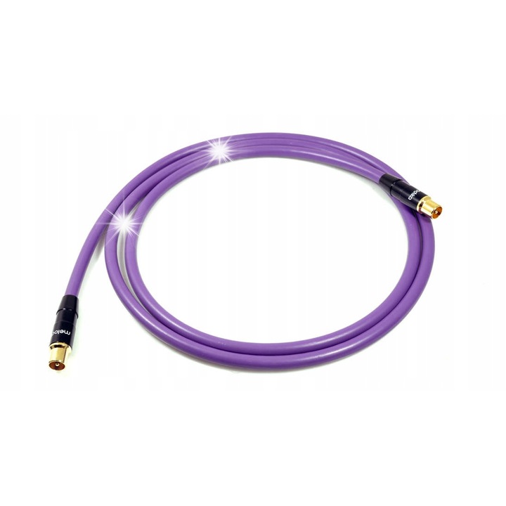 Melodika MDANTWW150 antennakábelek, 15m, koaxiális, UV-álló, vízálló, lila