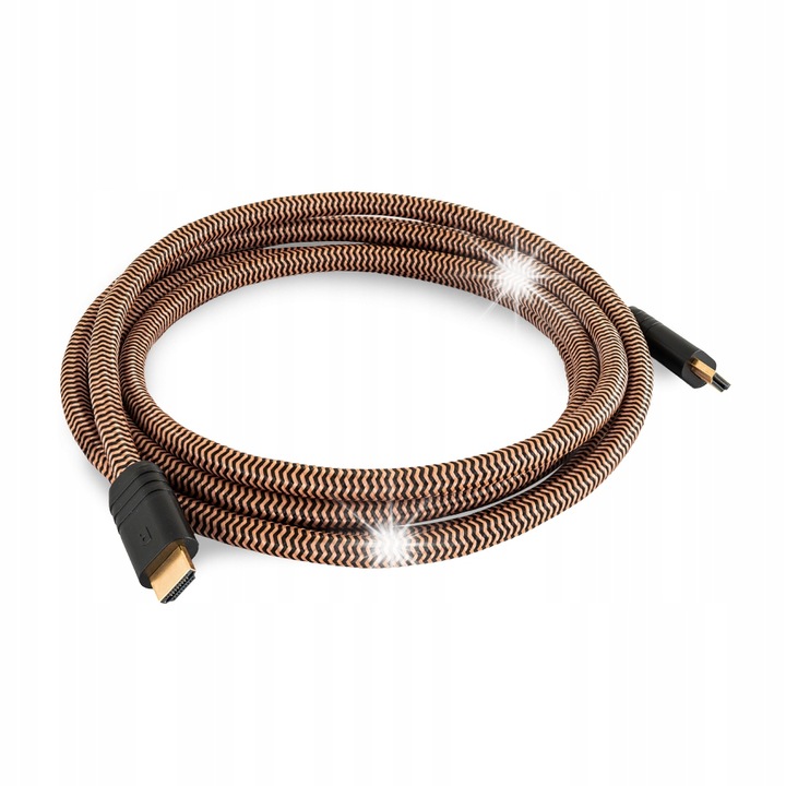 Cabluri HDMI 2.1 Proson Arctic 3m, 8K, 4K@60Hz, найлон, бял