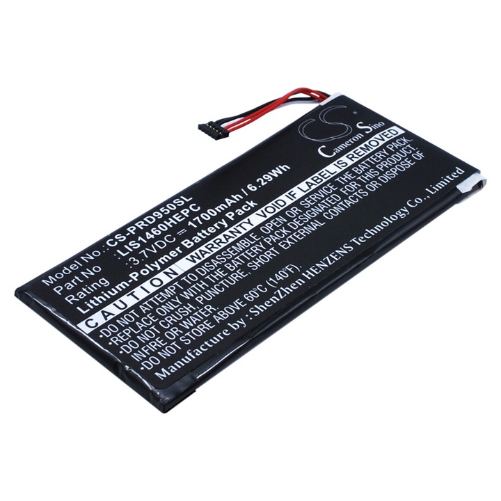 Baterie Li-Polymer 1700mAh, Cameron Sino, Negru, 99.45x43.00x3.77mm