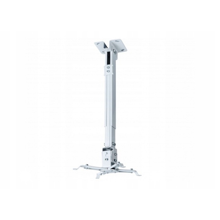 Suport pentru proiector, Kauber, UP 42-65, alb, 42-65cm