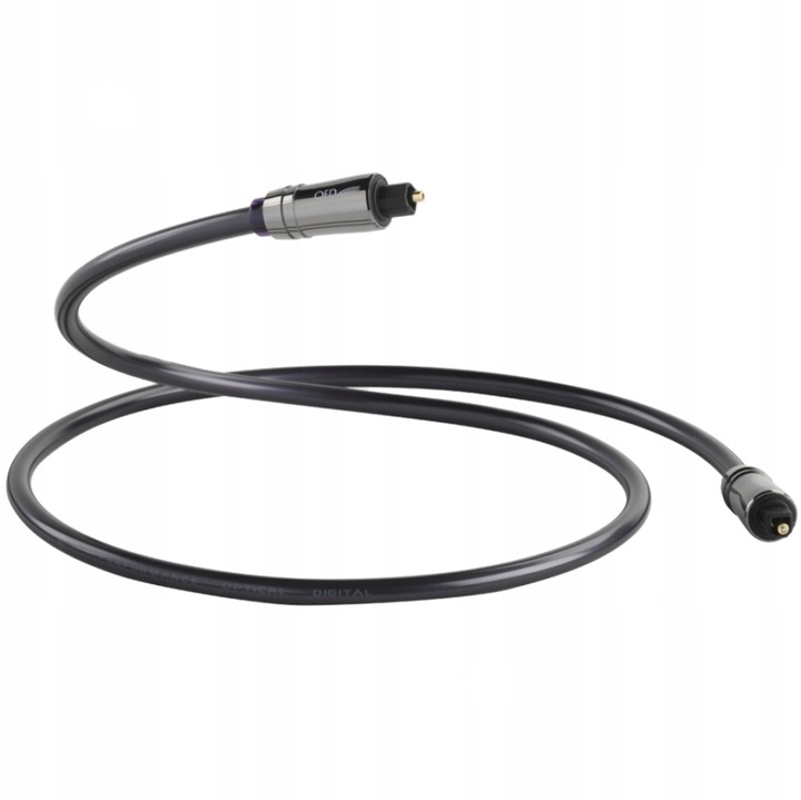 Cablu optic TOSLINK QED QE6603, 3 metri, PVC, pentru semnal audio digital