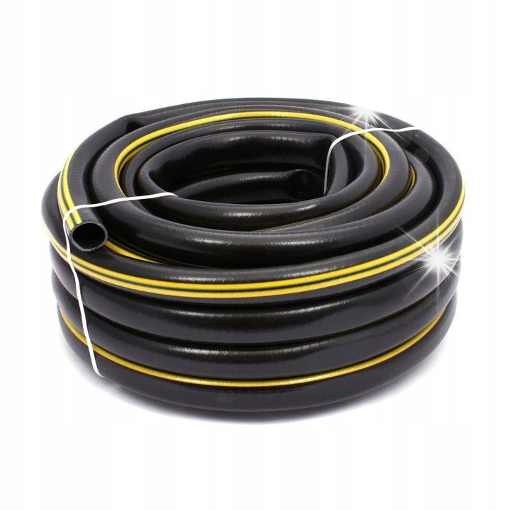 Mamto kerti tömlő, 3/4'', 50m, 3 rétegű, fekete-sárga