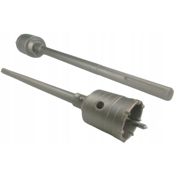 Set Otwornice 65mm cu Adapter SDS MAX 450mm, 4 piese, pentru beton, cutit de ghidare 8mm