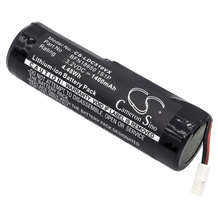 Baterie LiFePO4 Cameron Sino CS-LDC510VX, 1400mAh, Negru, 67.10x20.00x18.70mm