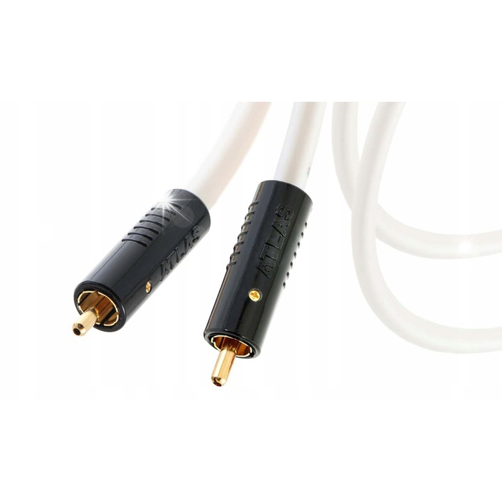 Субуфер кабели Atlas Element Achromatic RCA-RCA 3m, 1:1, медна сърцевина OCC