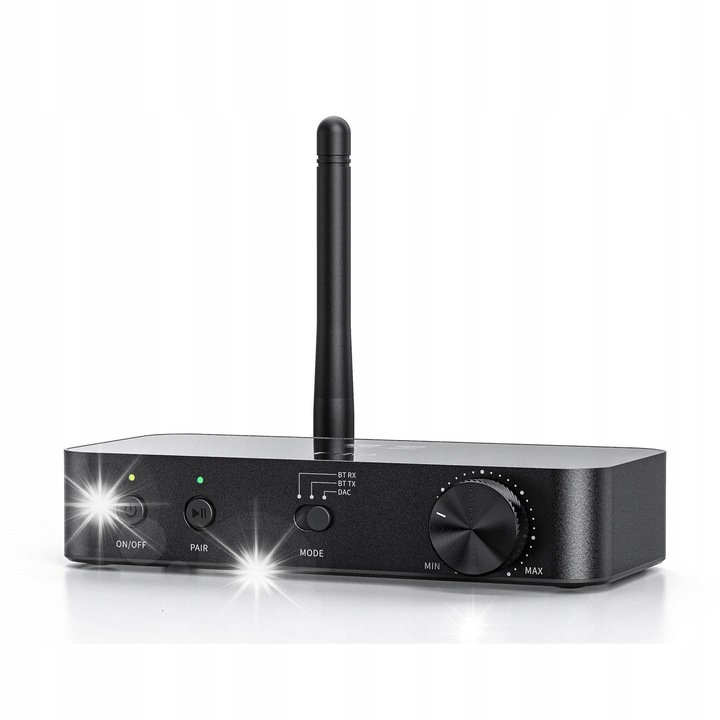 Transmitator-receptor Bluetooth FiiO BTA30, DAC AK4490, suport aptX HD si LDAC, 120x55x23.5mm, aluminiu