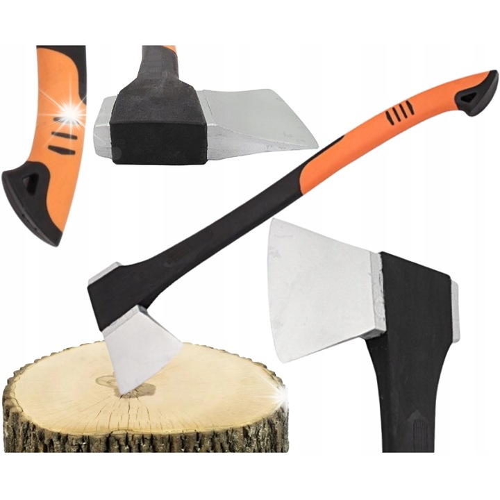 HuW fejszék, 2200g, 720mm, üvegszál, edzett acél penge