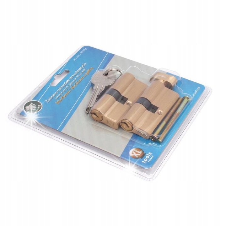 Set cilindri XL-Tools 30x45mm si 30Gx45mm, 5 chei, culoare bronz