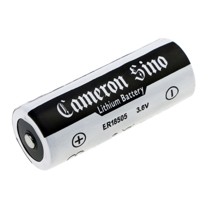 Cameron Sino CS-ER18505 Li-SOCl2 akkumulátor 4000mAh, Fekete, 50.10x18.50x18.50mm