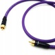 RCA-RCA коаксиални кабели Melodika 1м, 1xRCA-1xRCA, 7.5мм, виолетов